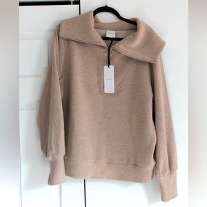 Varley vine half zip sweatshirt